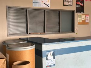 Our loading dock set with window and counter area.