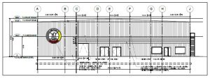 An architectural design plan for Mukwa Film Studios.