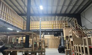 An image of our spacious warehouse area.